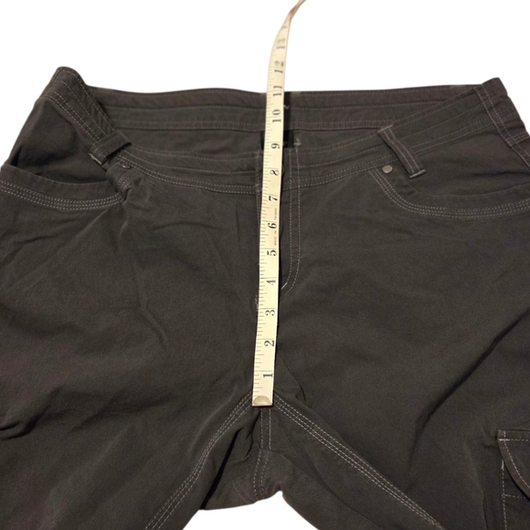 Kuhl Splash Roll-Up Pant Cargo Pockets Adjustable To Capri Women's Size 14 Gray - Picture 8 of 11
